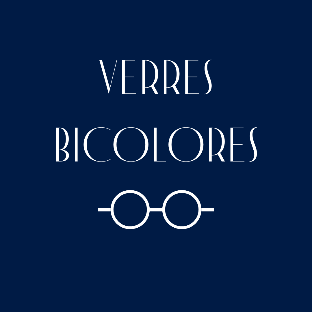VERRES BICOLORES