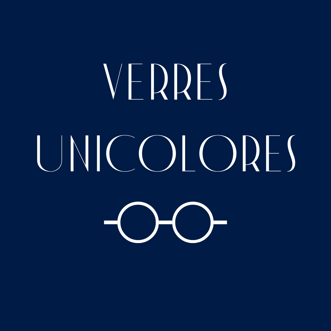 VERRES UNICOLORES