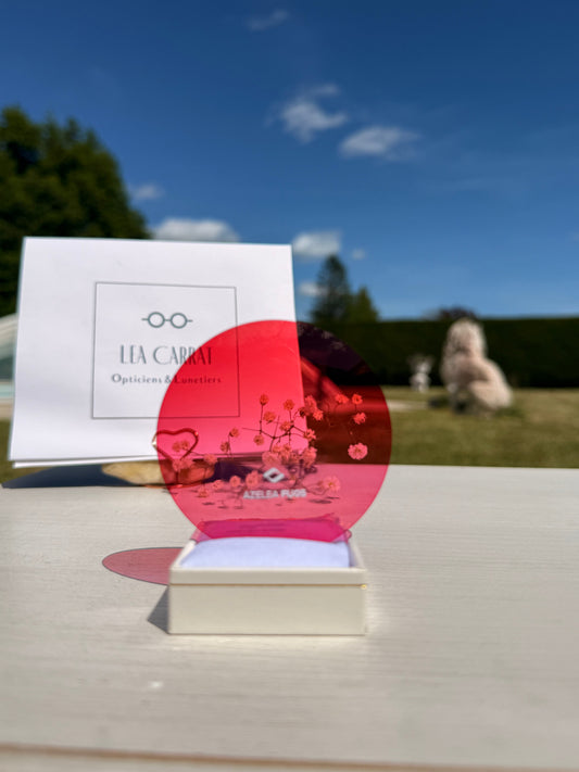 Verre-Azelea-Rouge-Rose