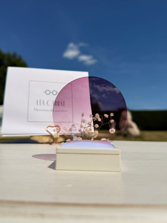 Verre-Cassis-Violet-Rose