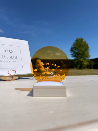 Verre-Golf-Orange-Fonce